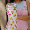 Cowboy Happy Face Travel Tumbler with Handle