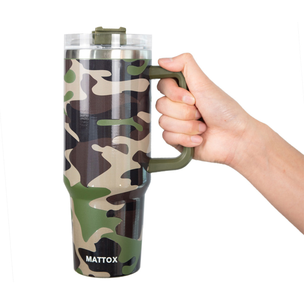  Camouflage Camo 17 Ounce Coffee Thermos Water Bottle