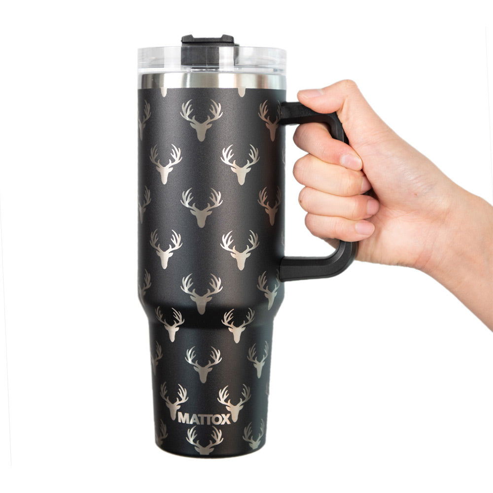 Deer Print Design 40 Oz Tumbler for Men