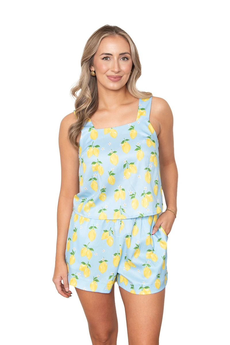Zesty Lemons Wholesale Two Piece Set Women's