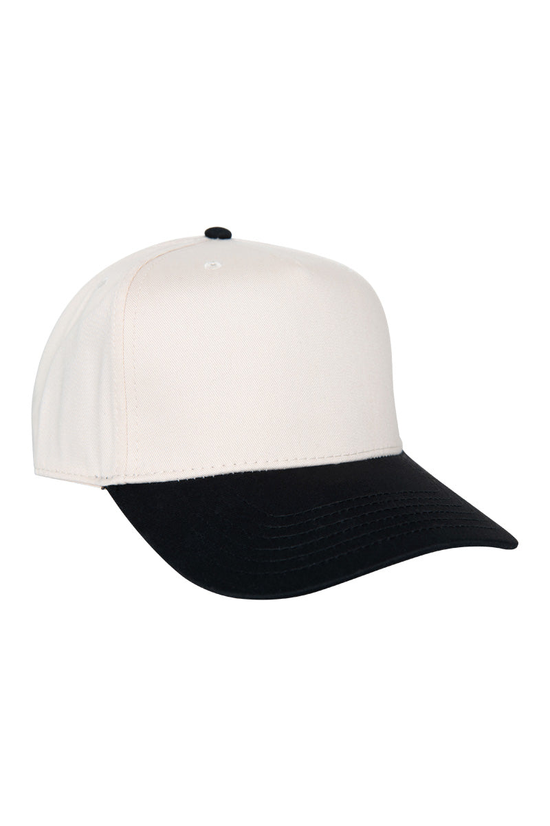 Black and Tan Two-Toned Wholesale Fitted Hat