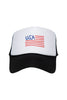 USA Flag Illustraton Wholesale Foam Trucker Cap