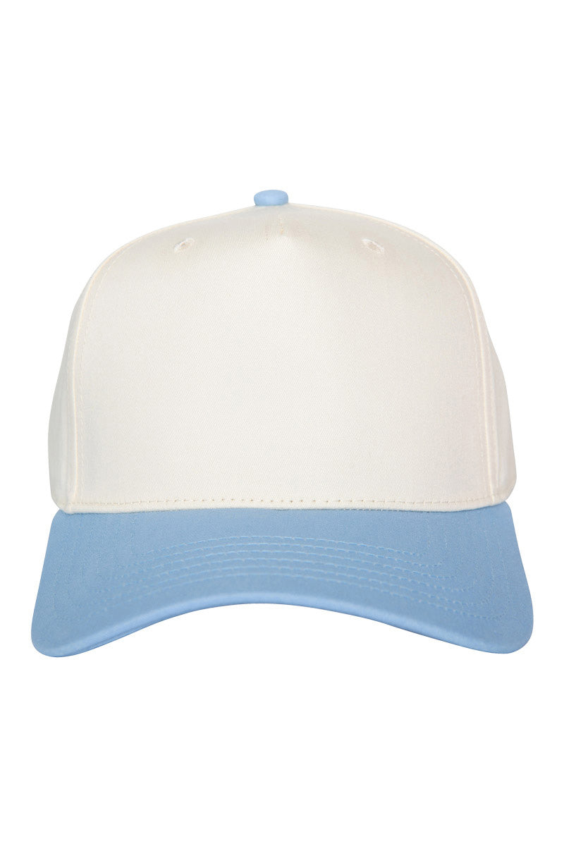 Light Blue and Tan Wholesale Two-Toned Vintage Hat
