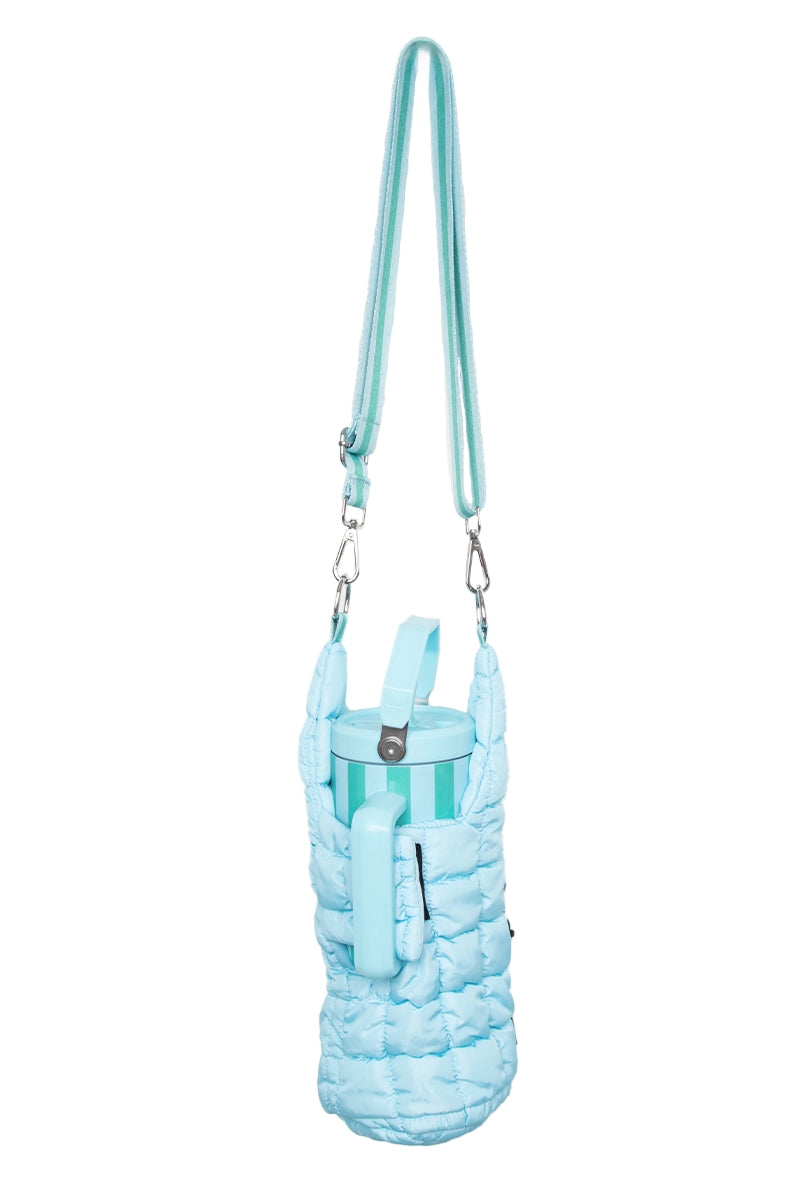 Light Blue Two-Toned Wholesale Water Bottle Holder