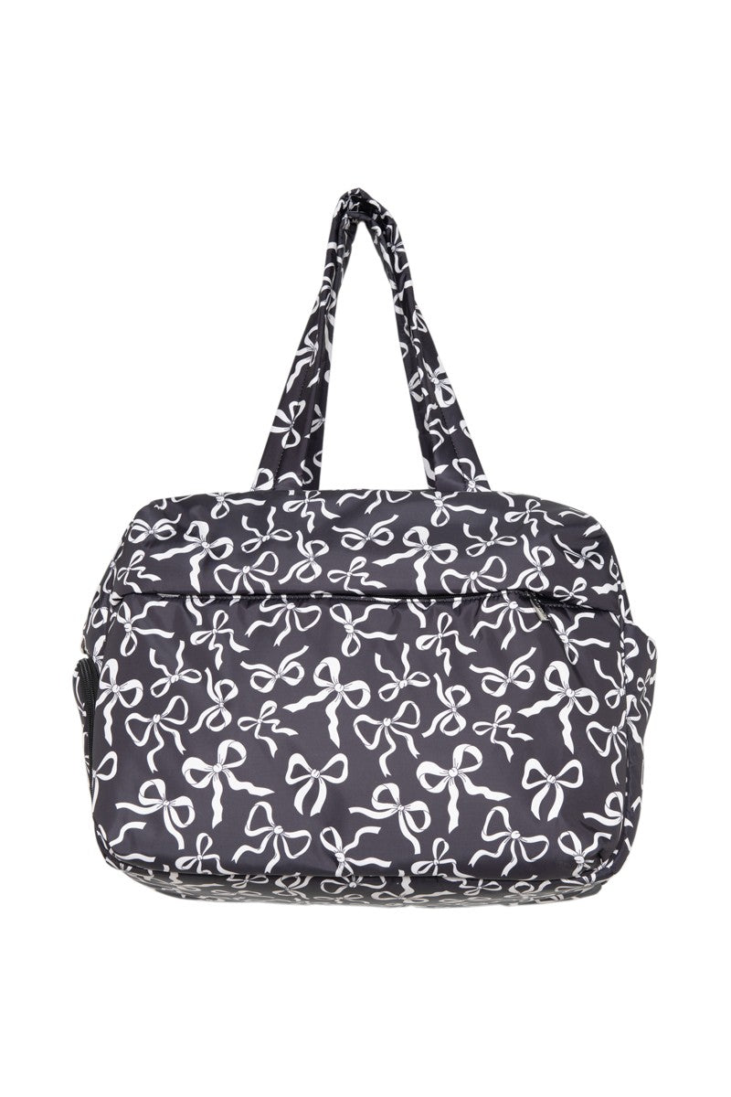 Black & White Bows Wholesale Weekender Bag