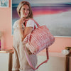 Houndstooth Wholesale Faux Fur Women's Tote Bag