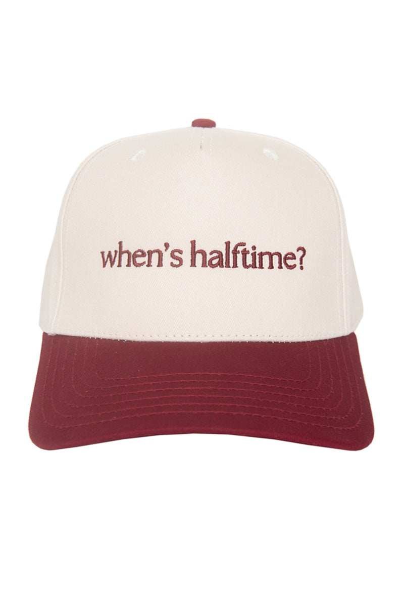 When's Halftime? Wholesale Two-Toned Snapback Hat