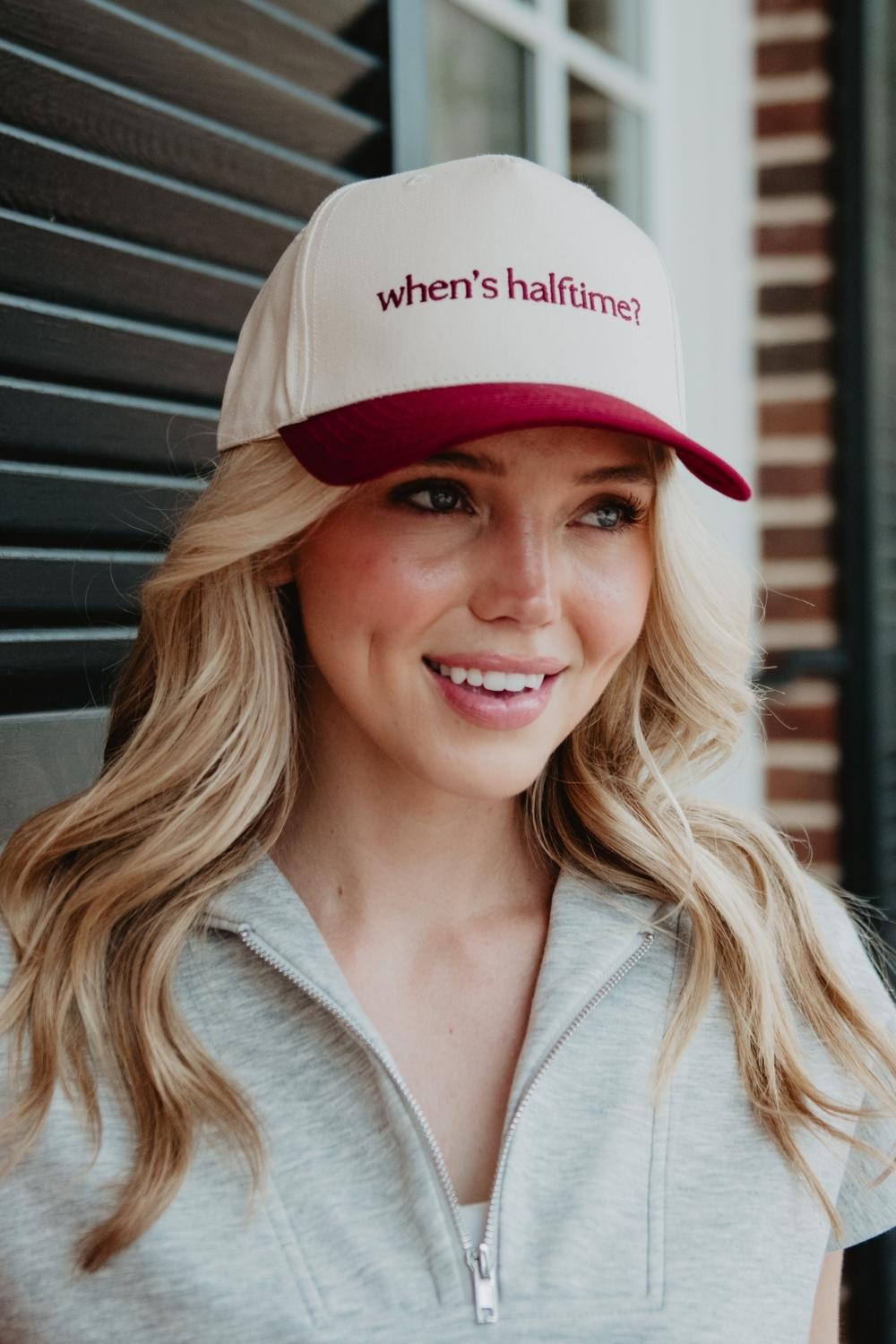 When's Halftime? Wholesale Two-Toned Snapback Hat