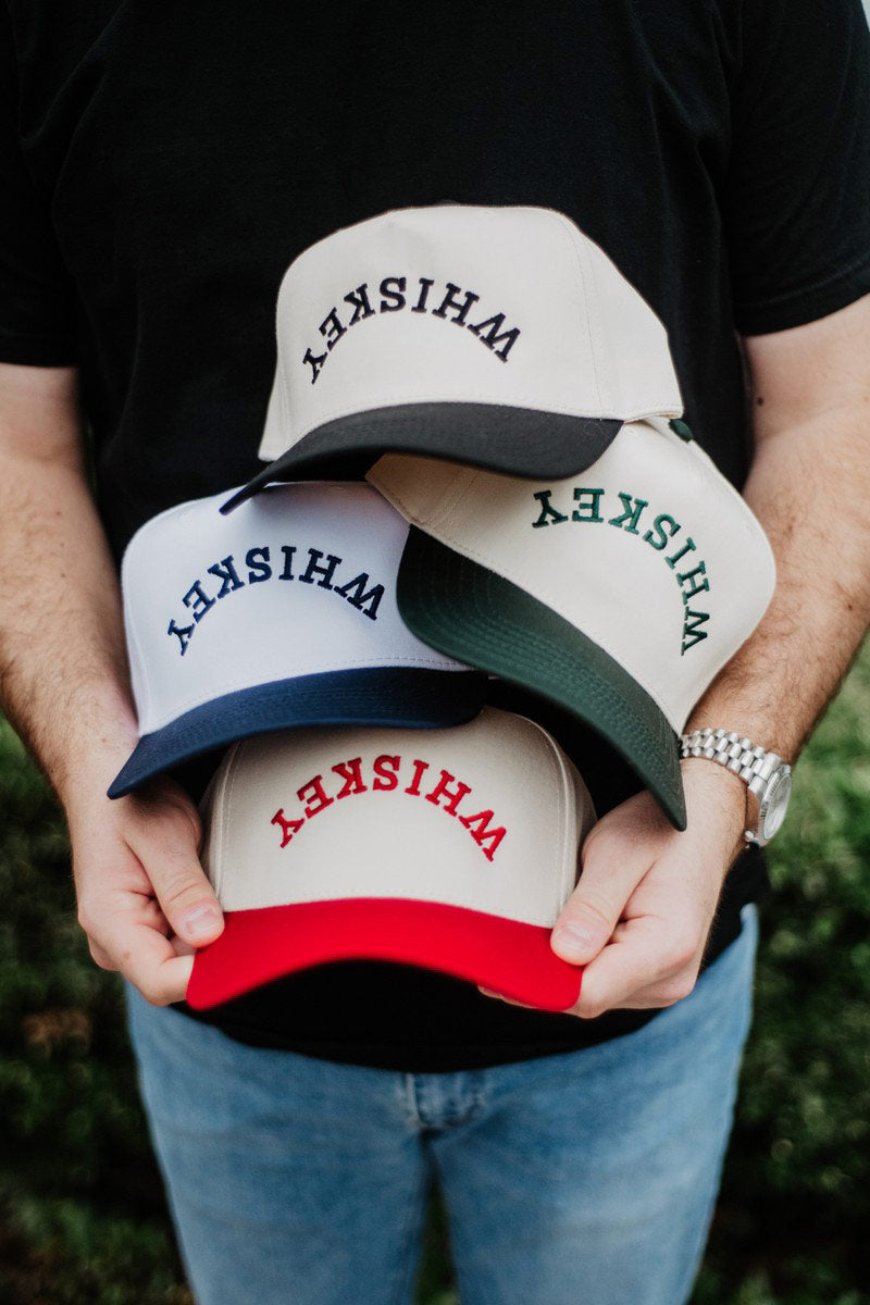 WHISKEY Upside Down Wholesale Vintage Trucker Hat