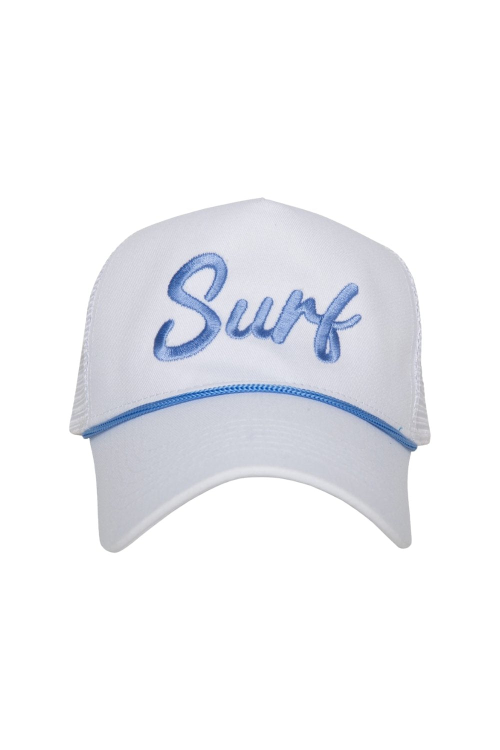 Surf Cursive Trucker Cap with Rope