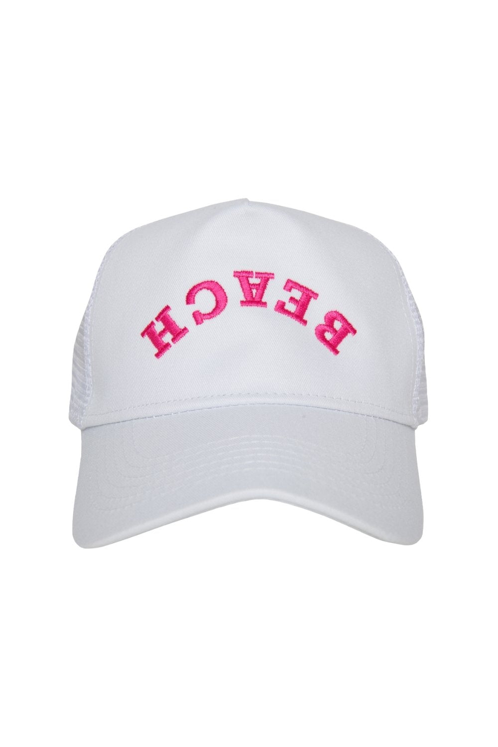 BEACH Upside Down Trucker Cap