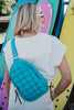 Blue Wholesale Quilted Sling Bag for Women