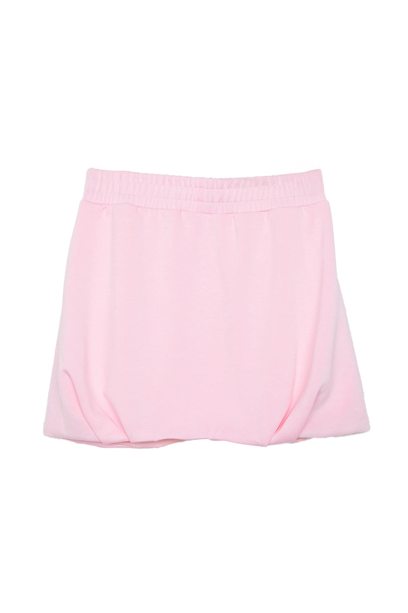 Pink Scuba Wholesale Mini Bubble Skirt