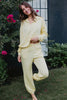 Yellow Women's Wholesale Scuba Pants Set