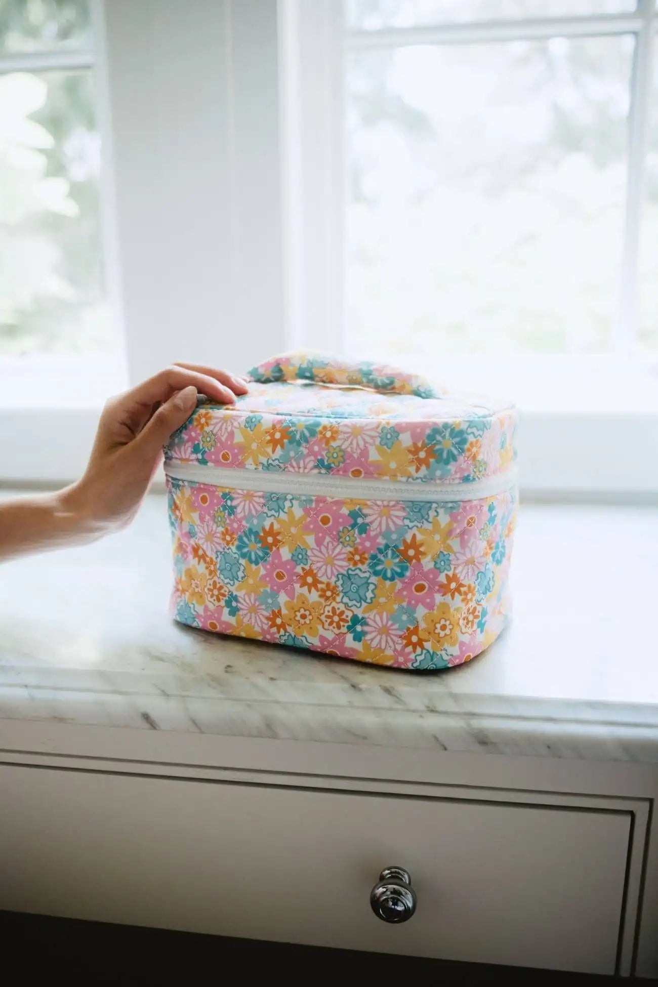 Spring Floral Cosmetic Bag Wholesale