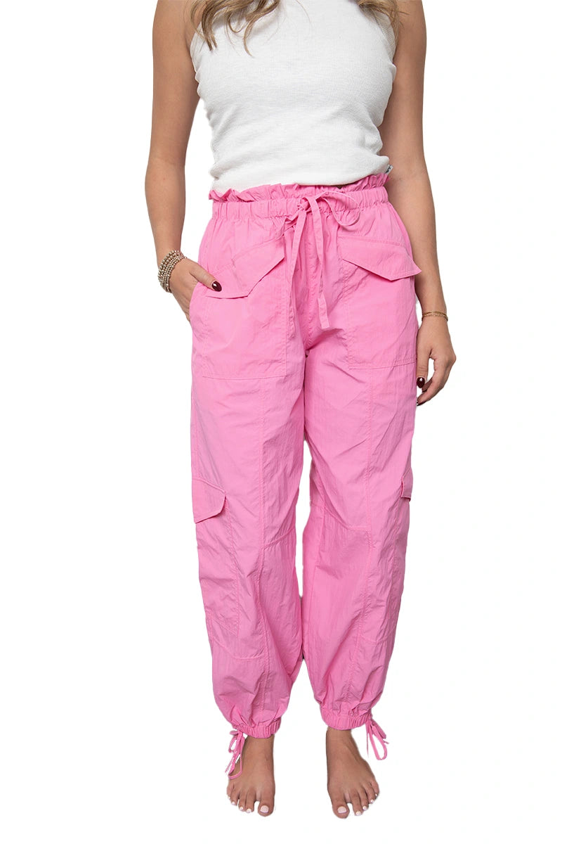 Hot Pink Wholesale Women's Lightweight Joggers