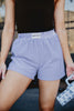 Navy Blue Striped Wholesale Boxers