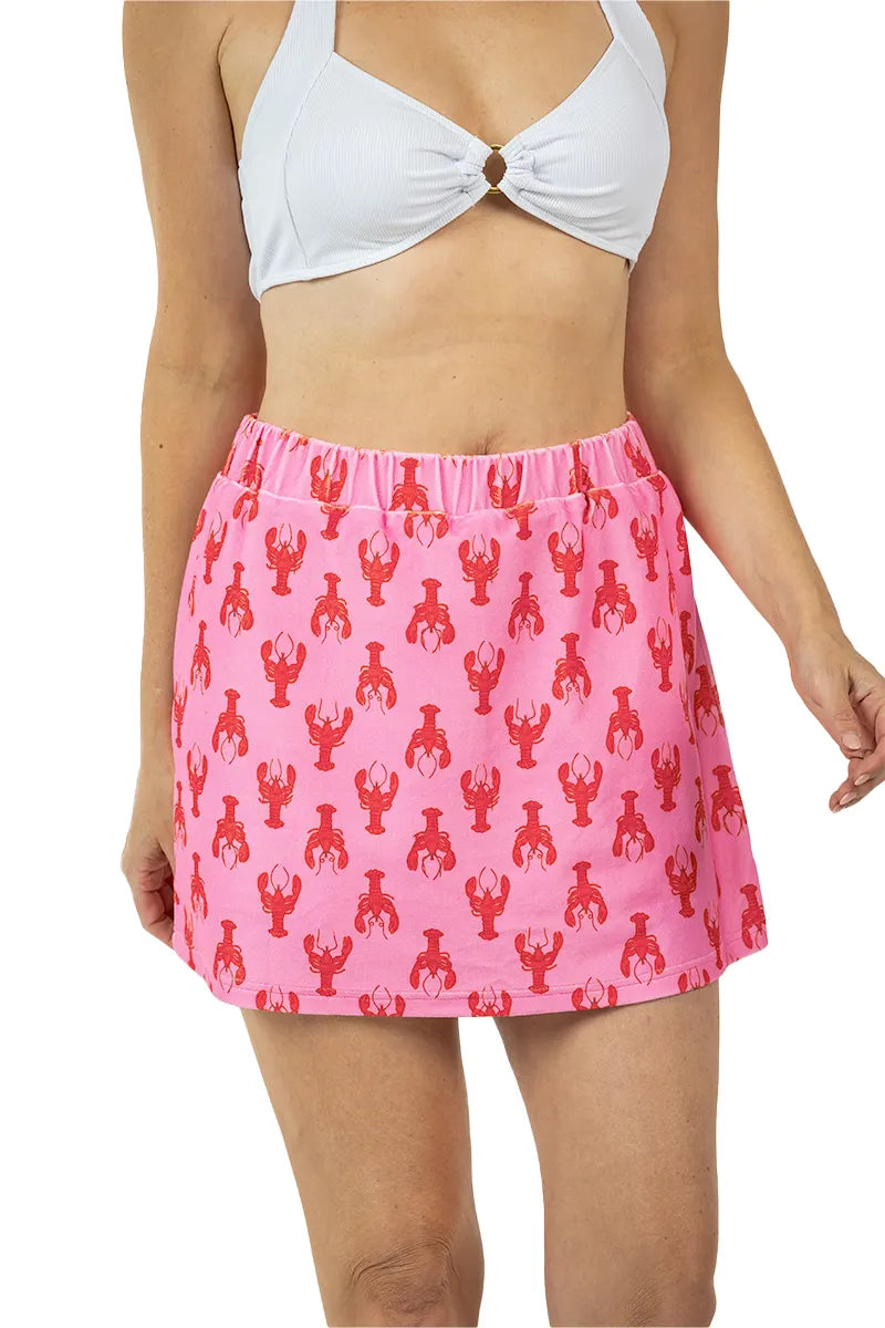 Lobsters Wholesale Terry Cloth Skirt