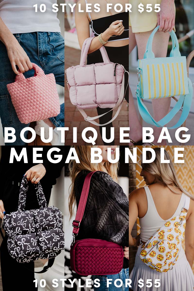 Boutique Bag Mega Bundle (10 styles for $55)