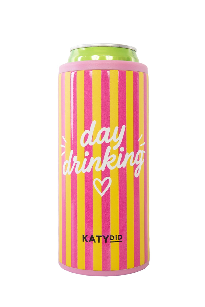Day Drinking 12 Oz Slim Can Koozie Wholesale