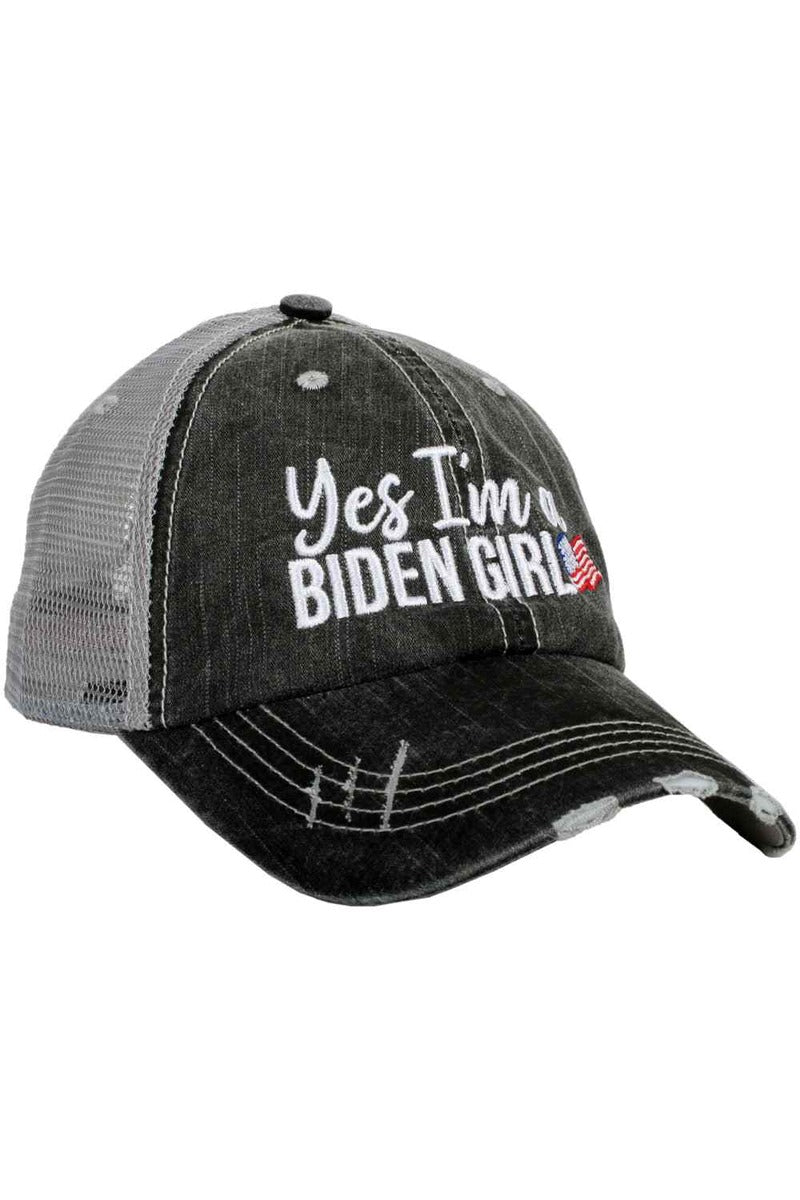 Yes I'm A Biden Girl Wholesale Women's Trucker Hat