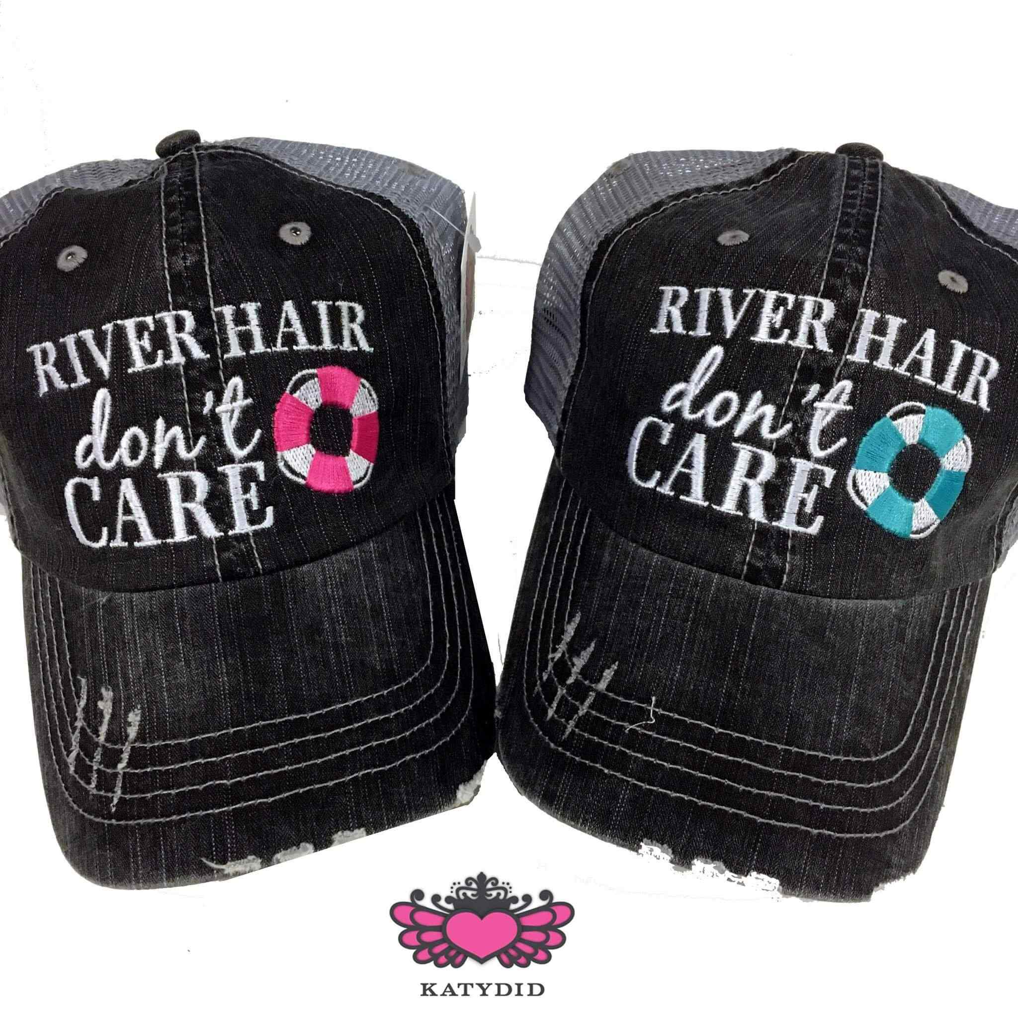 "River Hair Don't Care" Trucker Hat - 2 COLOR OPTIONS
