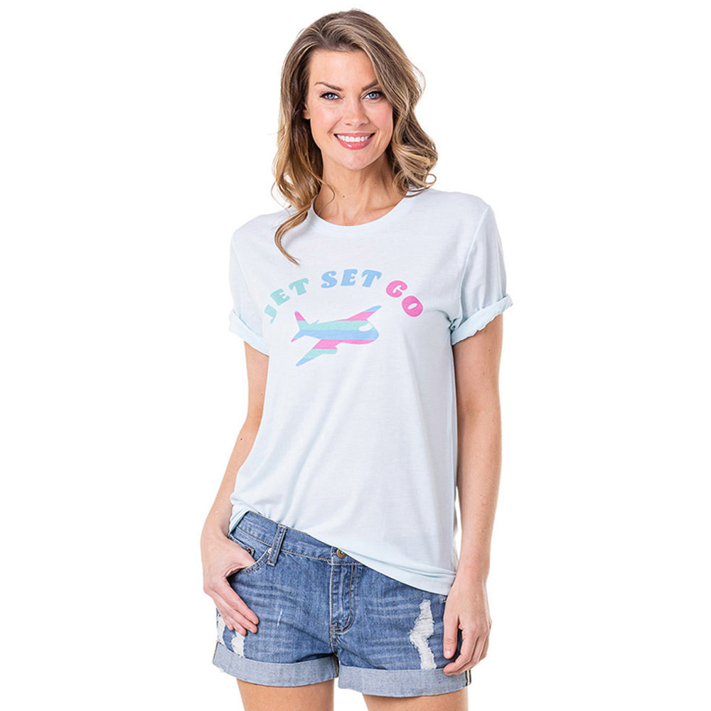Jet Set Go Women’s Wholesale T-Shirts