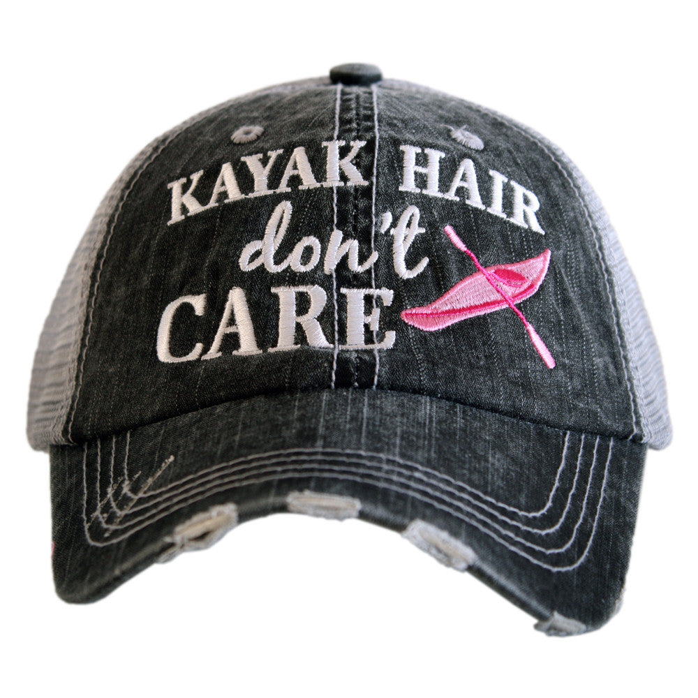 Kayak Hair Don't Care” Hats, Made in the US