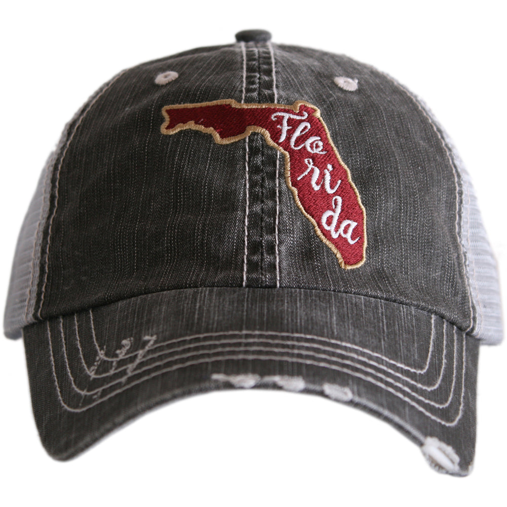 Florida Cut Out State Wholesale Trucker Hats