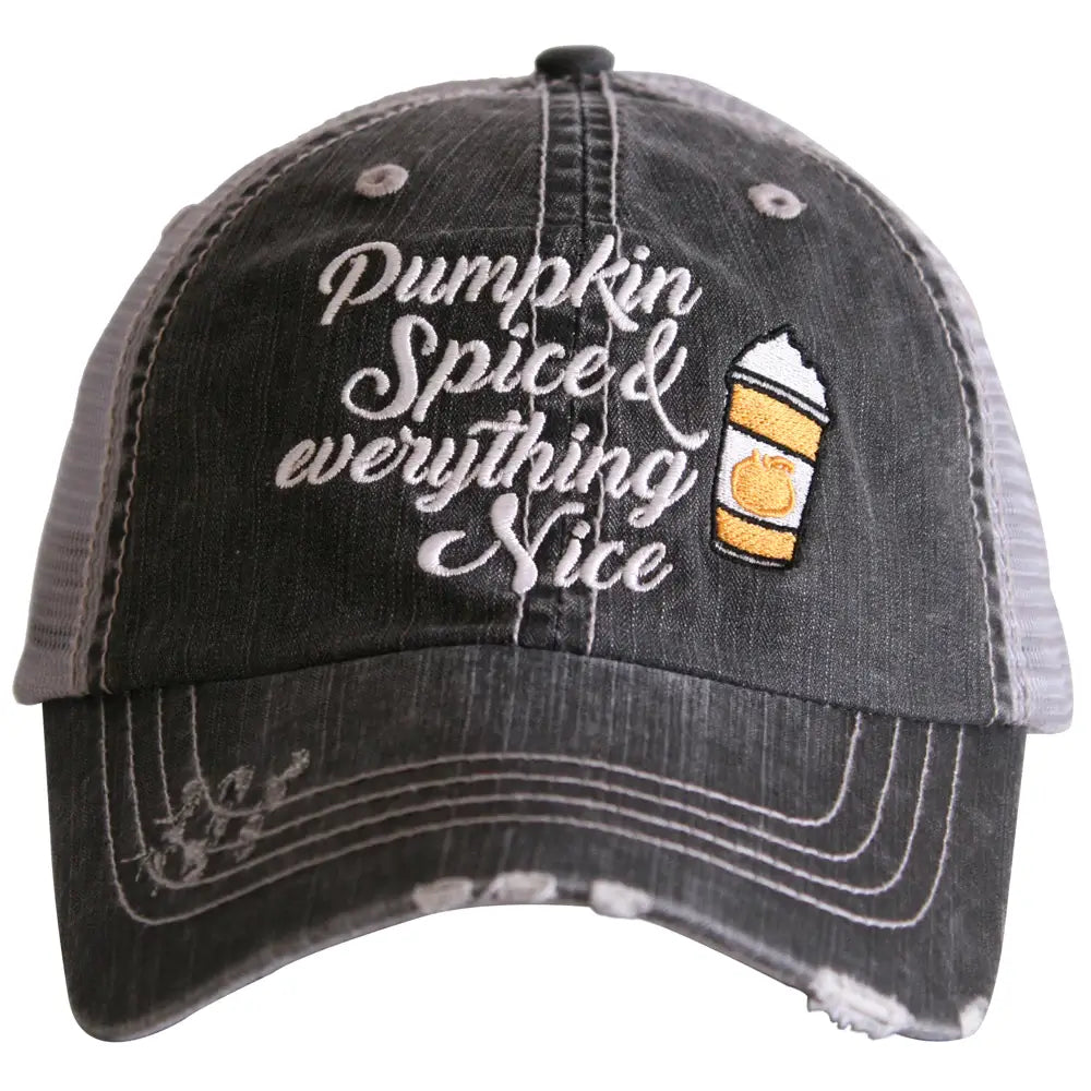 Pumpkin Spice and Everything Nice Wholesale Trucker Hats