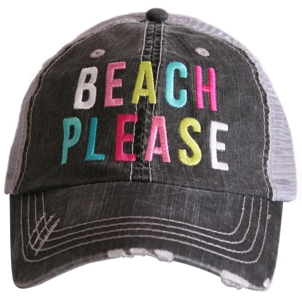 BEACH PLEASE WHOLESALE TRUCKER HATS