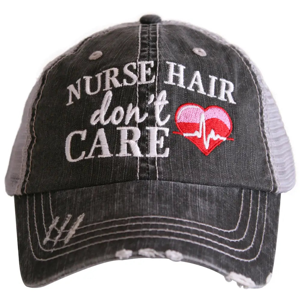 Nurse Hair Don't Care Wholesale Trucker Hats