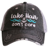Lake Hair Don't Care Wave Trucker Hat