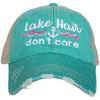 Lake Hair Don't Care Wave Trucker Hat