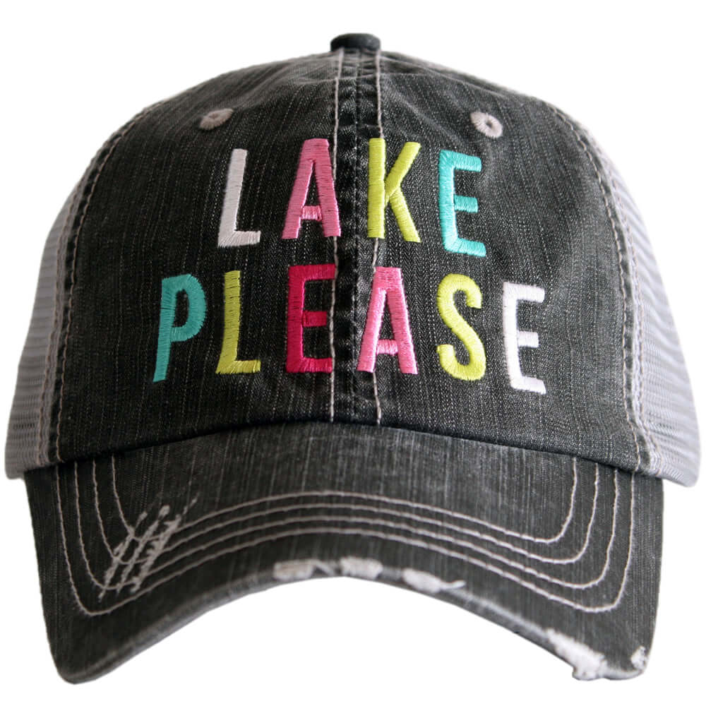 LAKE PLEASE (MULTICOLORED) WHOLESALE TRUCKER HATS