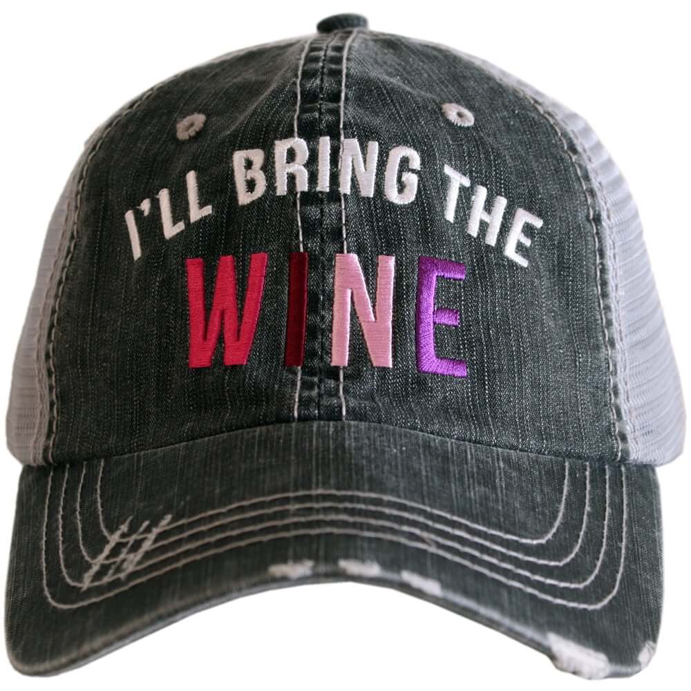 I’LL BRING THE WINE TRUCKER HAT WHOLESALE TRUCKER HATS