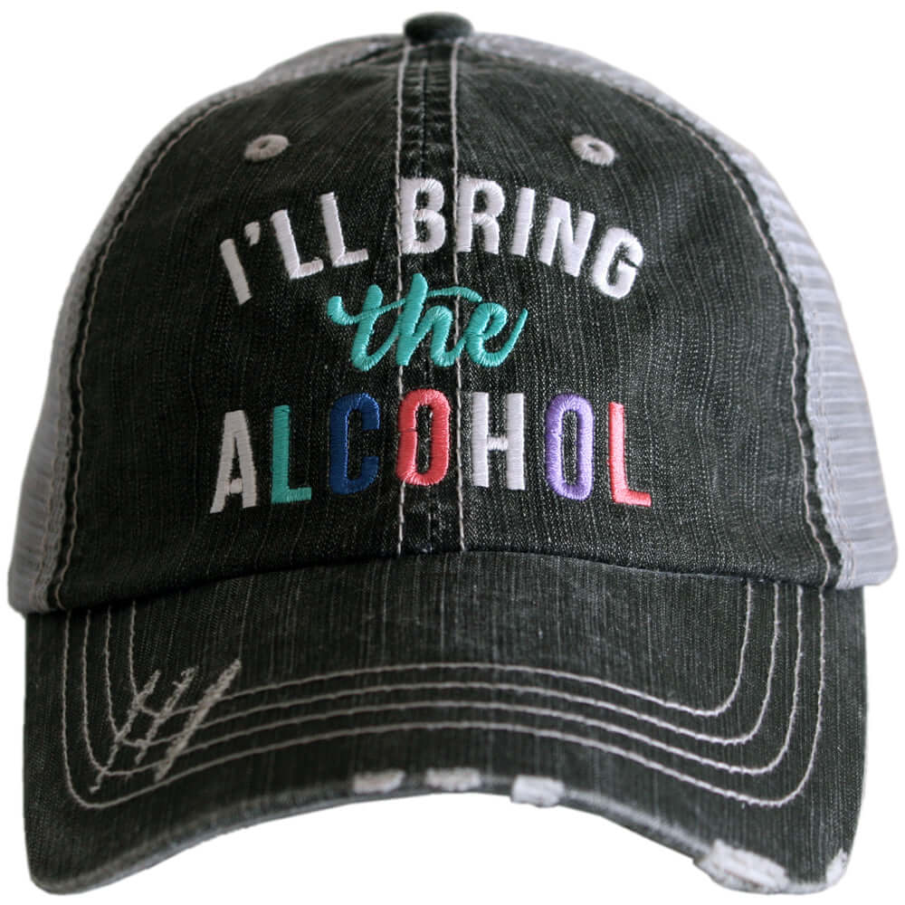 I’LL BRING THE ALCOHOL TRUCKER HAT WHOLESALE TRUCKER HATS