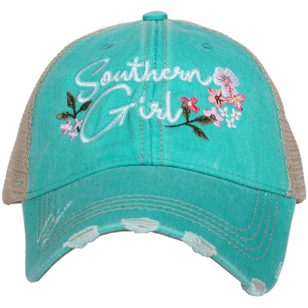 Southern Girl with FLOWERS Wholesale Trucker Hat