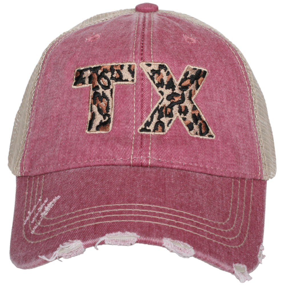 TX Texas Leopard State Wholesale Hat