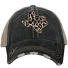 Leopard Texas CUT OUT STATE Wholesale Hats