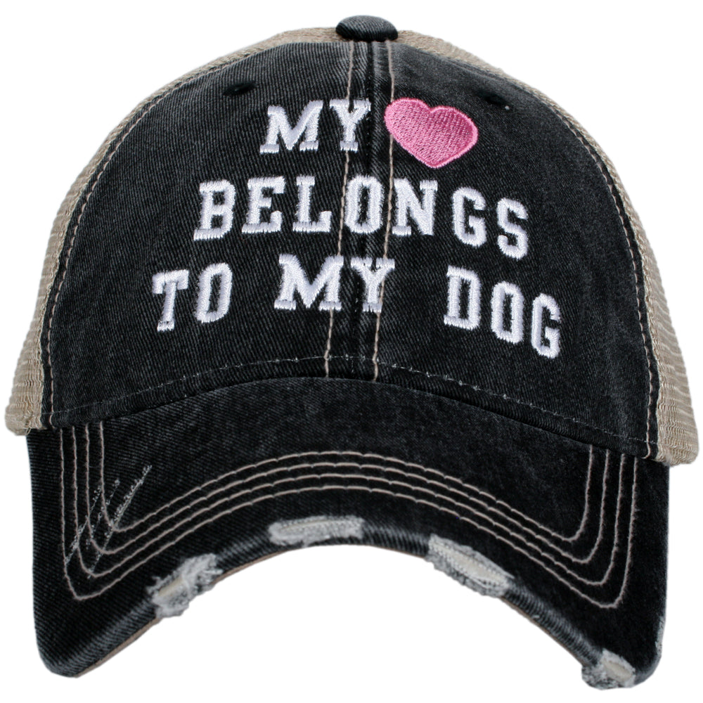 My Heart Belongs To My Dog Wholesale Trucker Hats