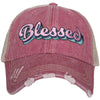Blessed Wholesale Trucker Hats with Layered Font