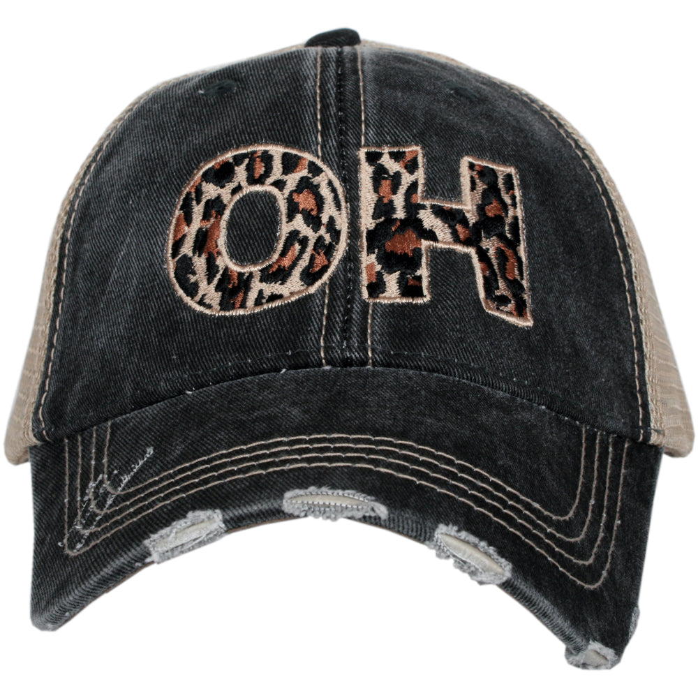 OH Ohio Leopard State Wholesale Hat