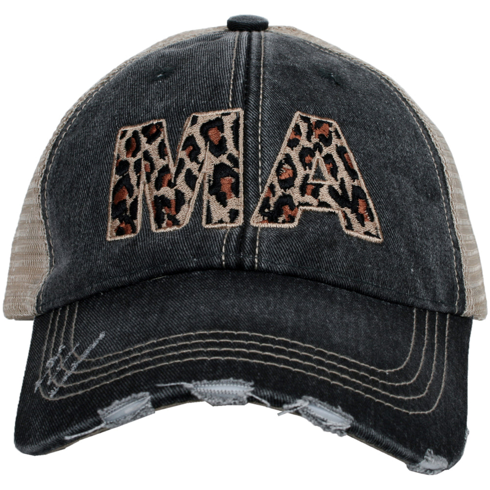 MA Massachusetts Leopard State Wholesale Hat