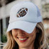 Leopard Print Football Wholesale Foam Hat Snapback