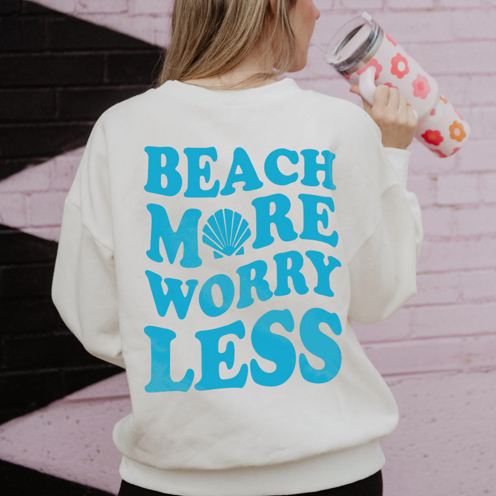 Beach More Worry Less Wholesale Sweatshirt