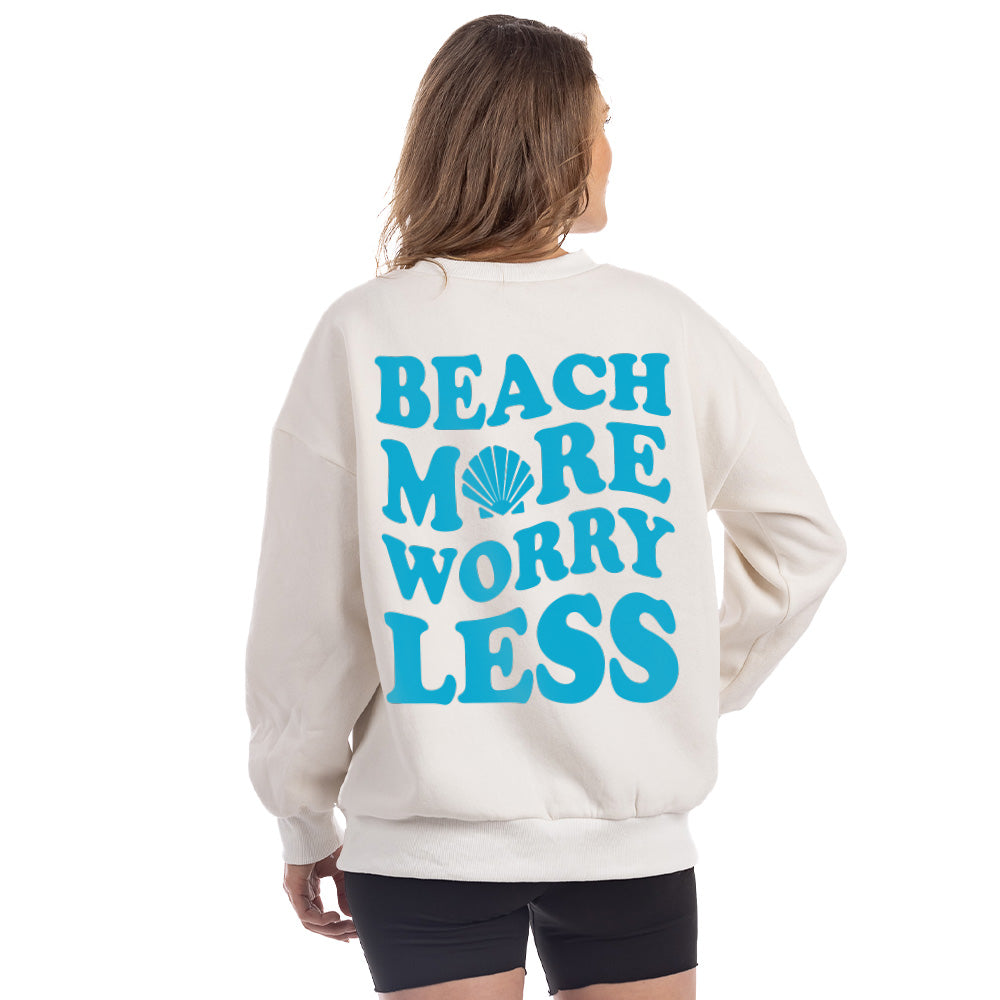 Beach More Worry Less Wholesale Sweatshirt