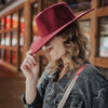 Berry Wide Brim Wholesale Felt Hat for Women