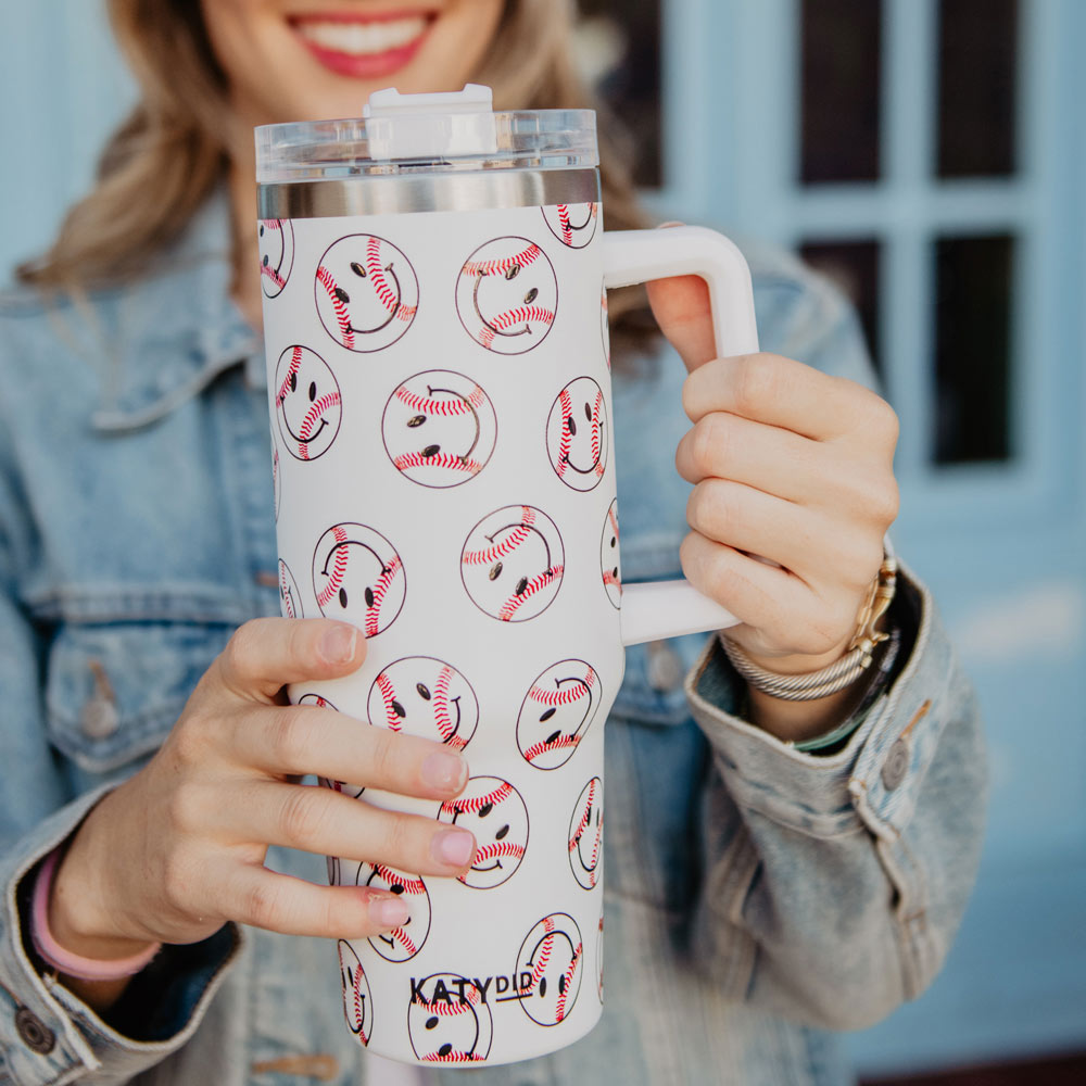 Cowboy Happy Face 40oz Tumbler