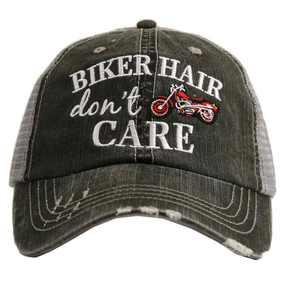 BIKER HAIR DON'T CARE WHOLESALE TRUCKER HATS
